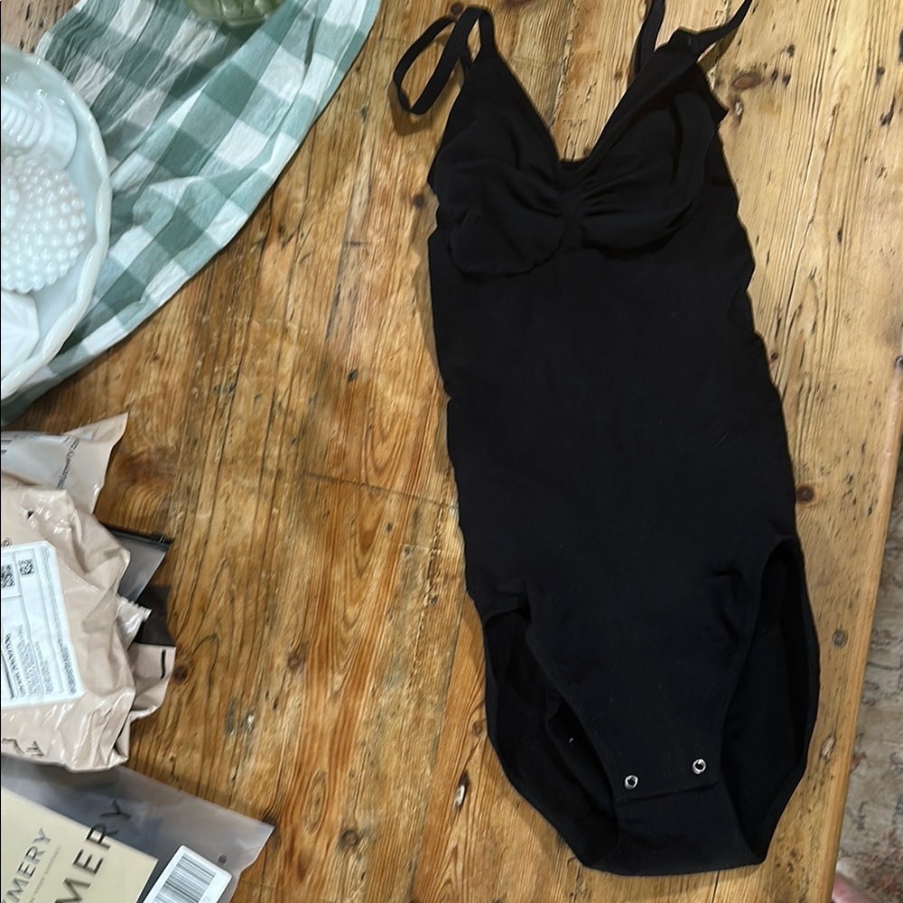 Elegant Black Lace Bodysuit